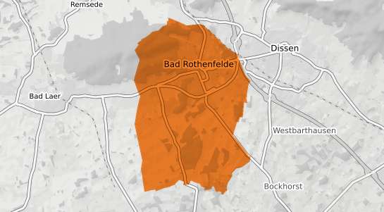 Mietspiegelkarte Bad Rothenfelde
